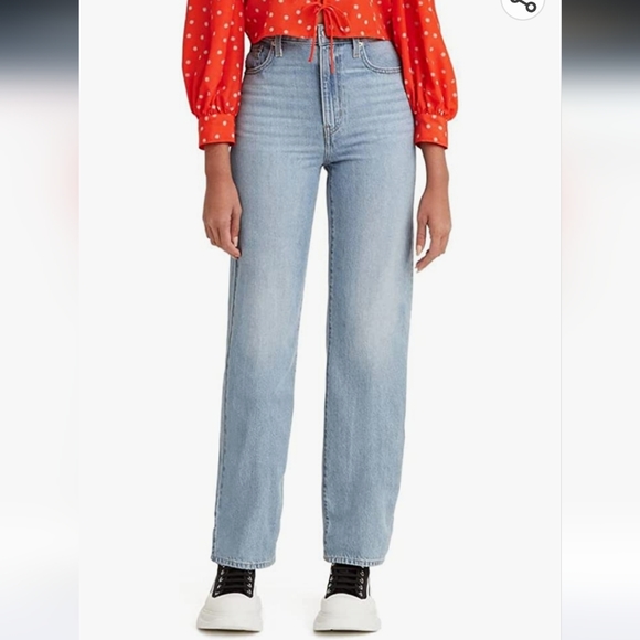 Levi's Denim - Levi's High Waisted Straight Leg Jeans Waist 30